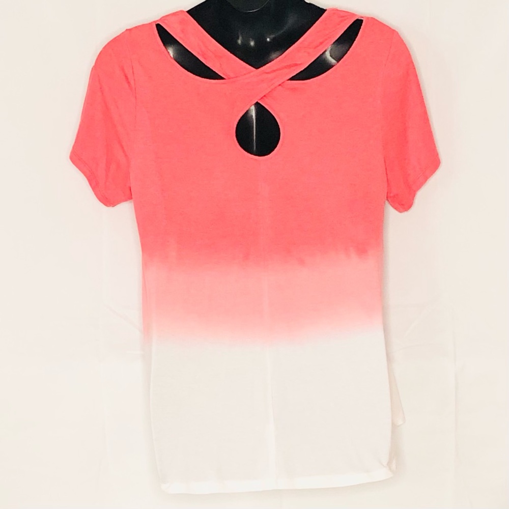 Rue 21+ orange cream ombré’ racer back top size 1X
